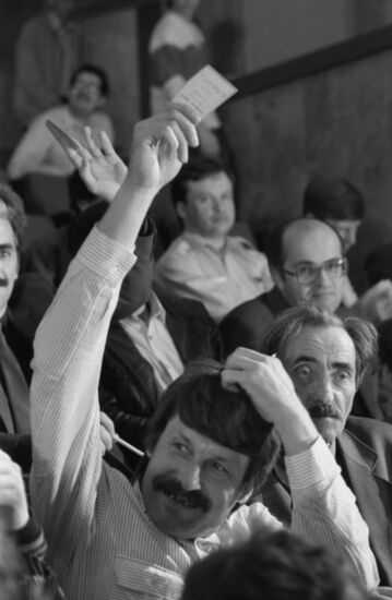Founding congress of Social Democratic Party in Moscow