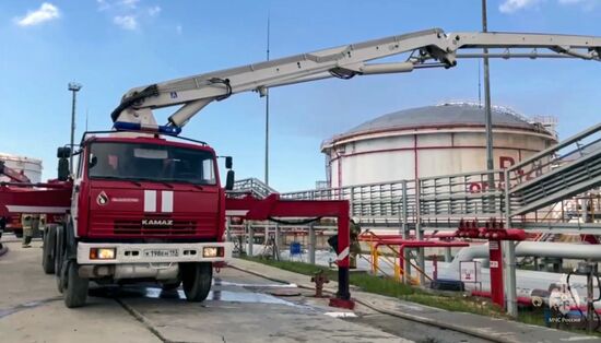 Russia Fuel Depot Fire