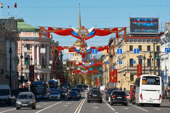 Russia WWII Victory Day Preparations