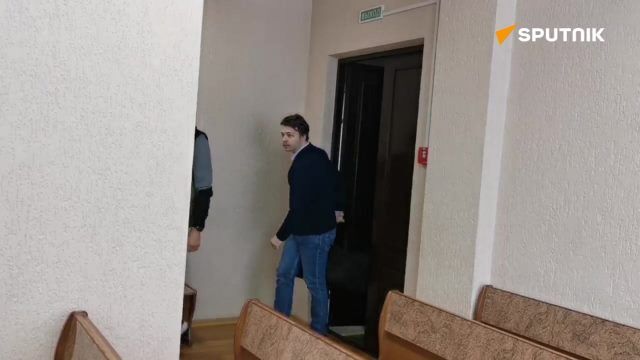 Nexta Telegram channel co-founder Roman Protasevich arrives at court