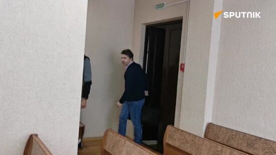 Nexta Telegram channel co-founder Roman Protasevich arrives at court