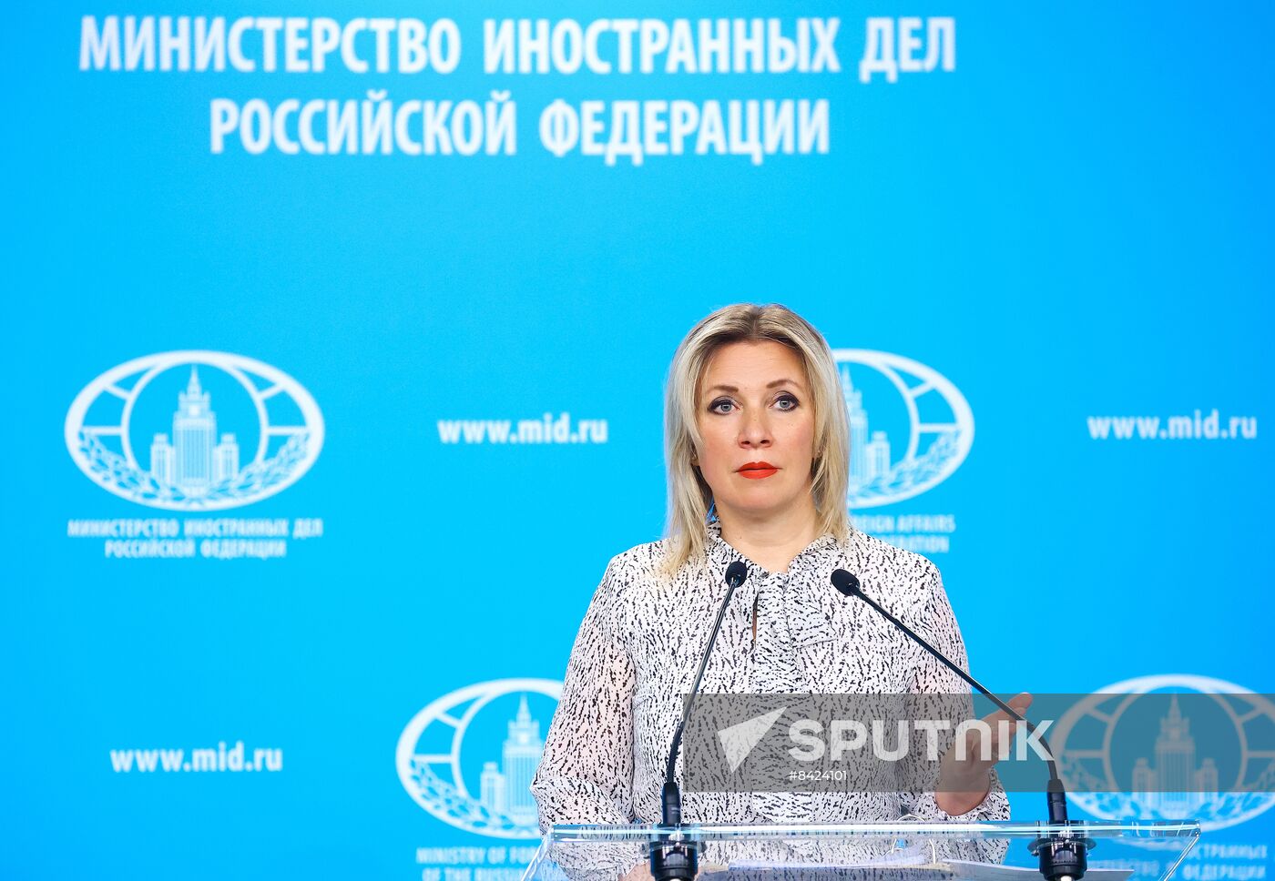 Russia Zakharova Briefing