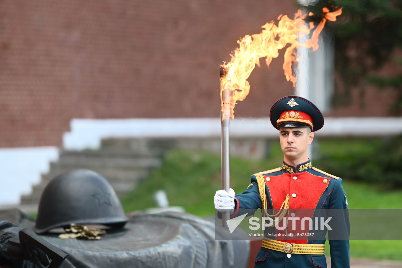 Russia WWII Memory Fire Event