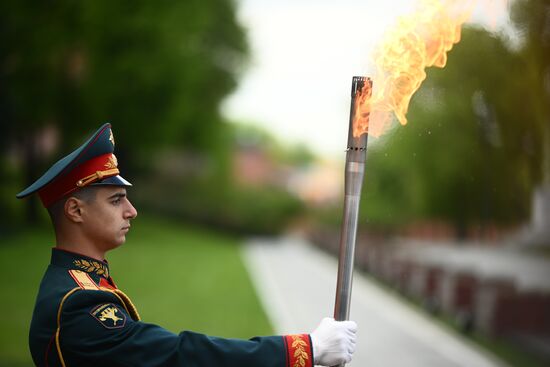 Russia WWII Memory Fire Event