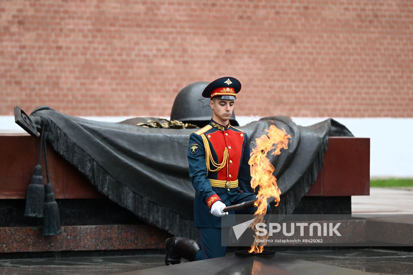 Russia WWII Memory Fire Event