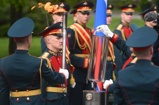 Russia WWII Memory Fire Event