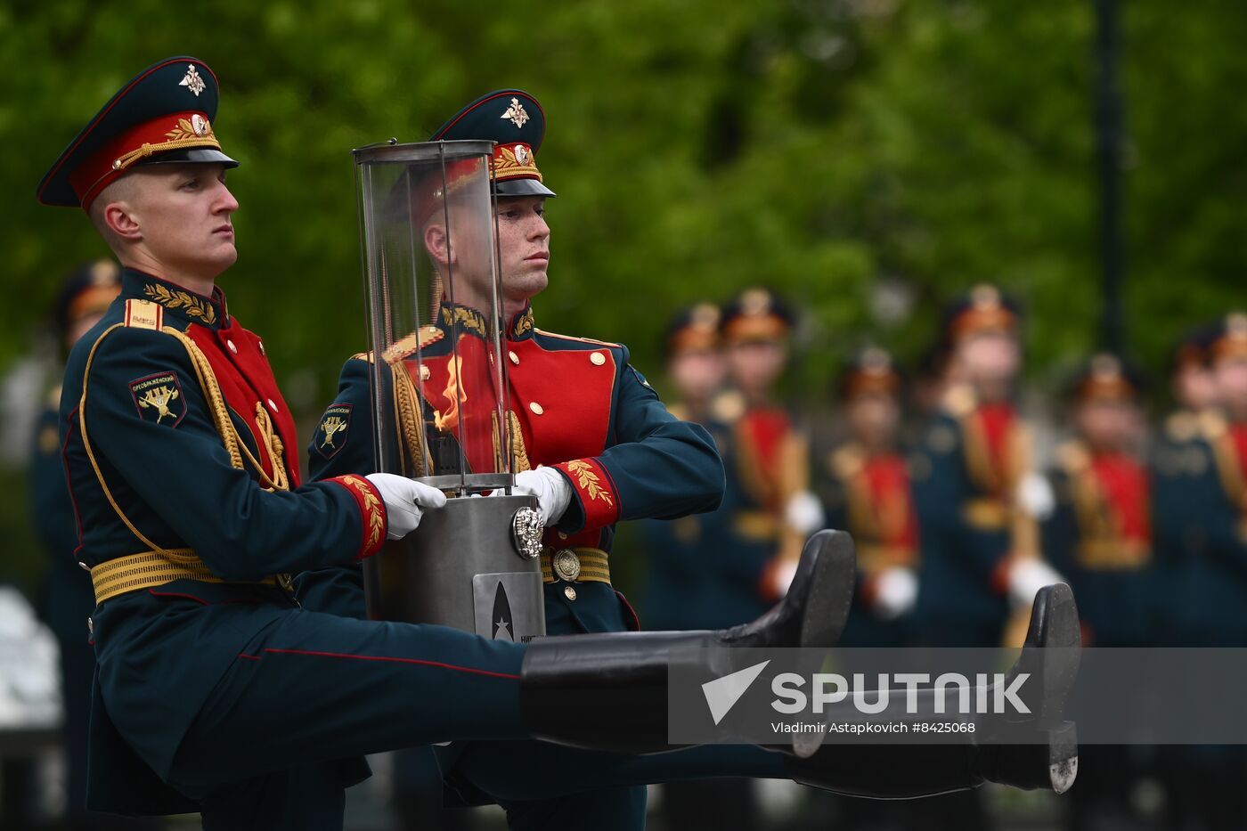 Russia WWII Memory Fire Event