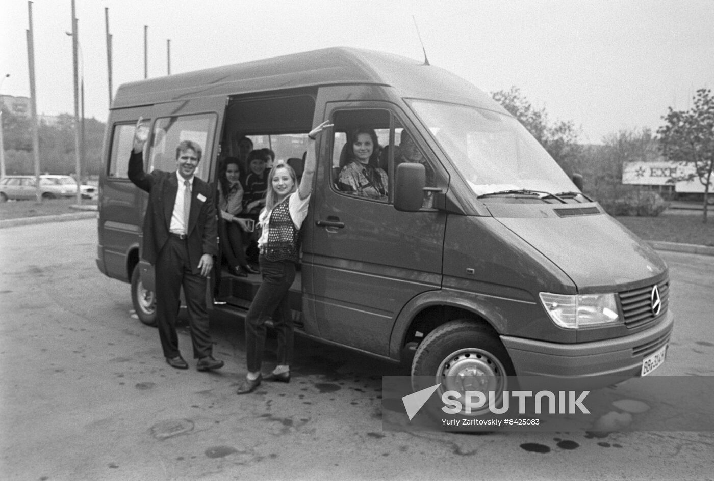 Mercedes-Benz on Russian roads
