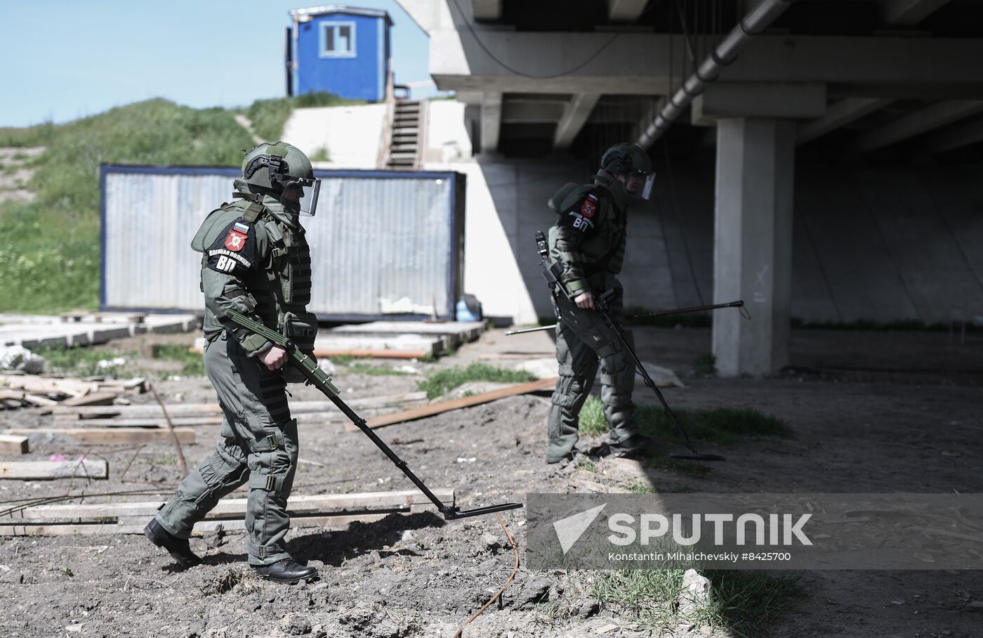 Russia Ukraine Military Operation Bridge Restoration