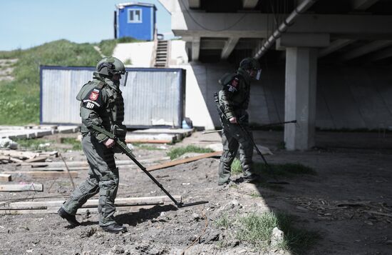 Russia Ukraine Military Operation Bridge Restoration