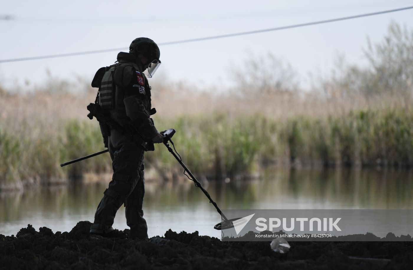 Russia Ukraine Military Operation Bridge Restoration