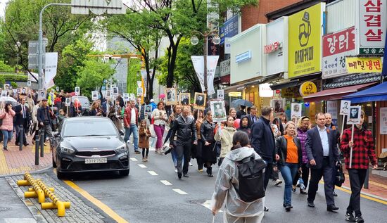 South Korea WWII Immortal Regiment Campaign