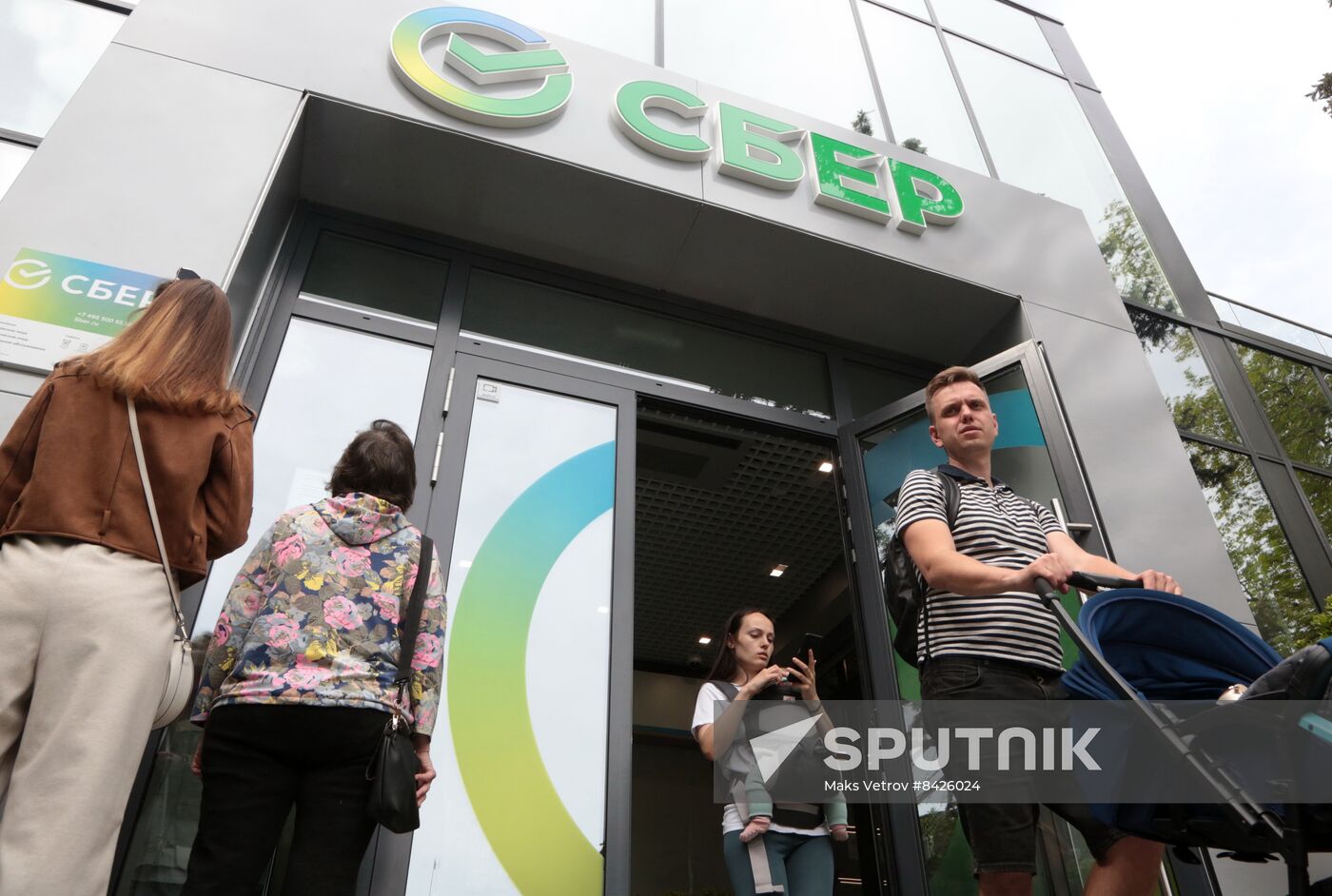 Russia Crimea Sberbank Opening