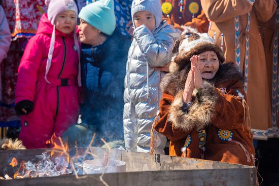 Russia Reindeer Ceremonial Feast