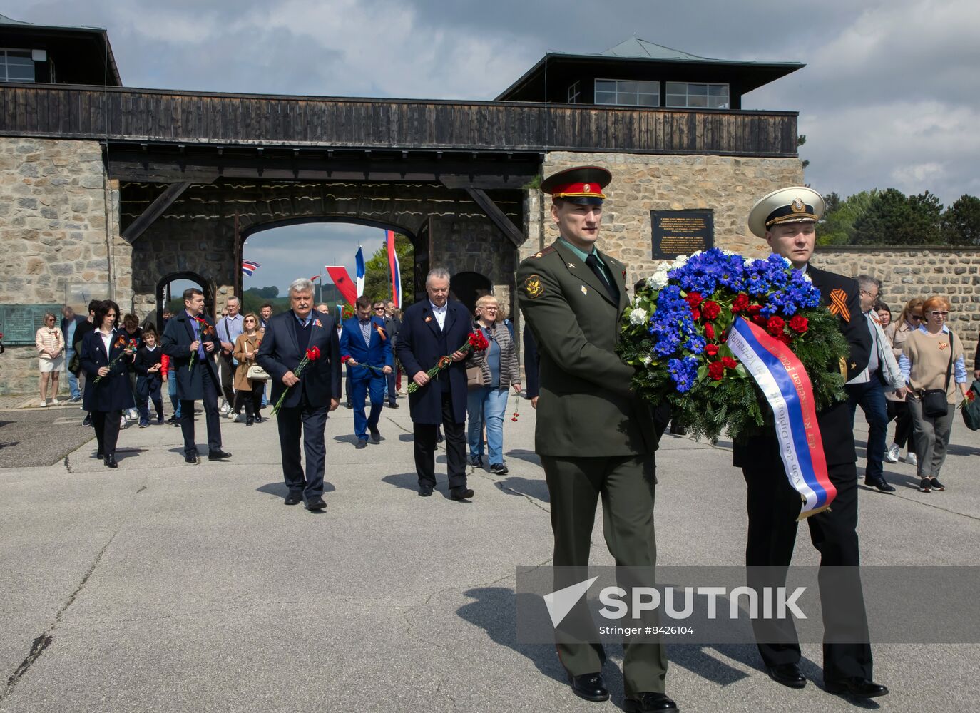 Austria WWII Mauthausen Commemoration Ceremony