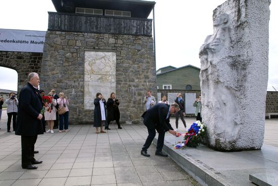 Austria WWII Mauthausen Commemoration Ceremony