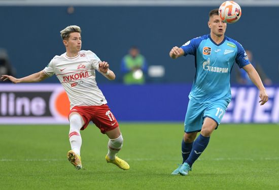 Russia Soccer Premier-League Zenit - Spartak