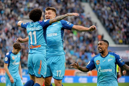 Russia Soccer Premier-League Zenit - Spartak