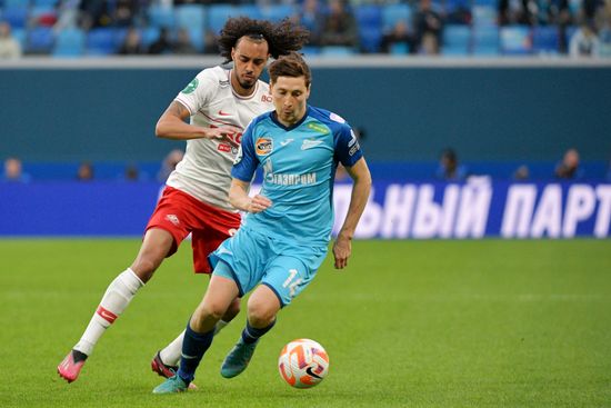 Russia Soccer Premier-League Zenit - Spartak