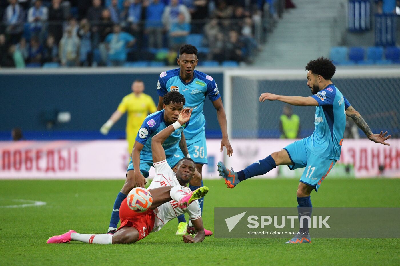 Russia Soccer Premier-League Zenit - Spartak