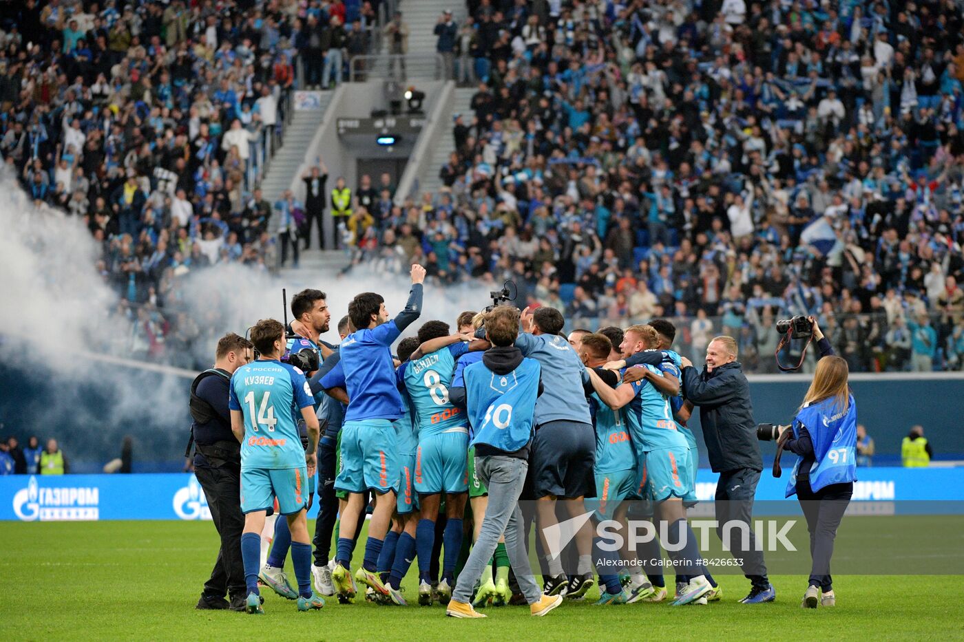 Russia Soccer Premier-League Zenit - Spartak