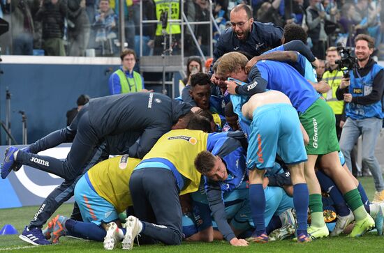 Russia Soccer Premier-League Zenit - Spartak