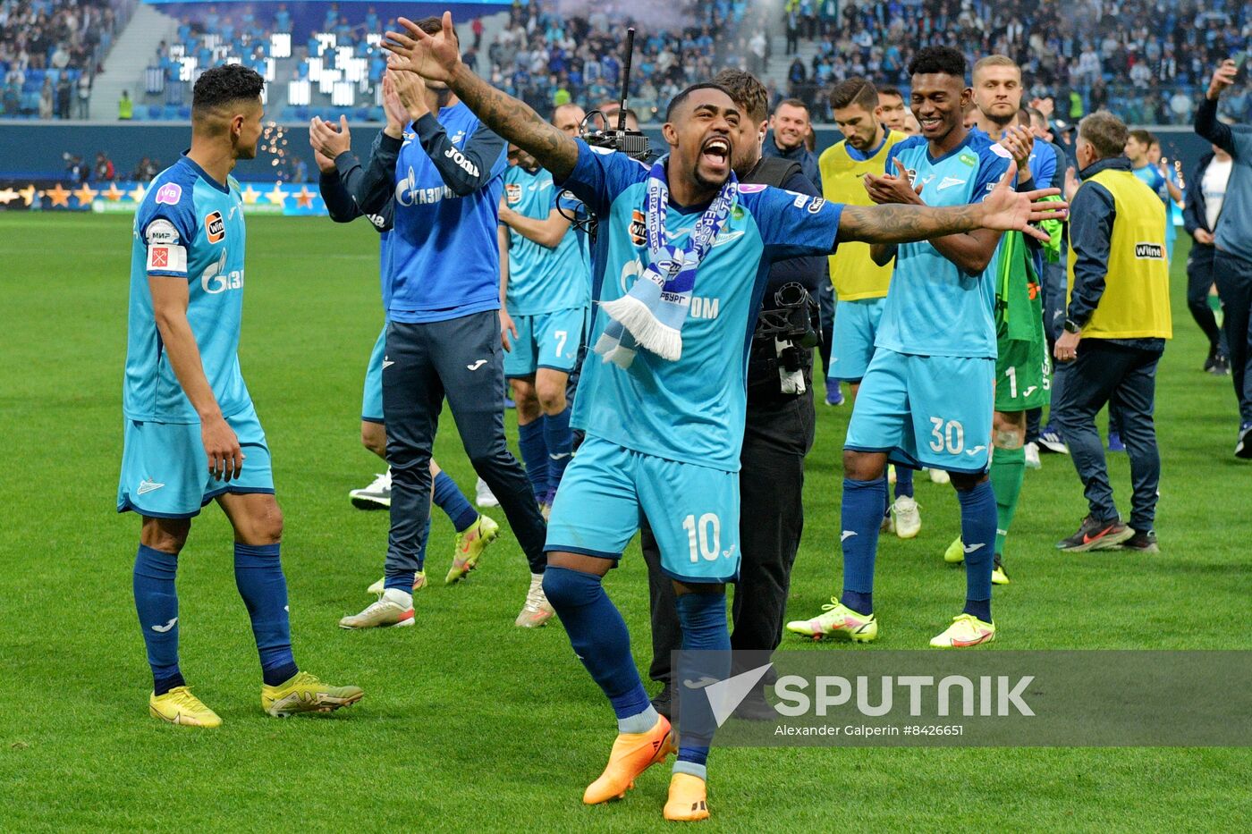 Russia Soccer Premier-League Zenit - Spartak