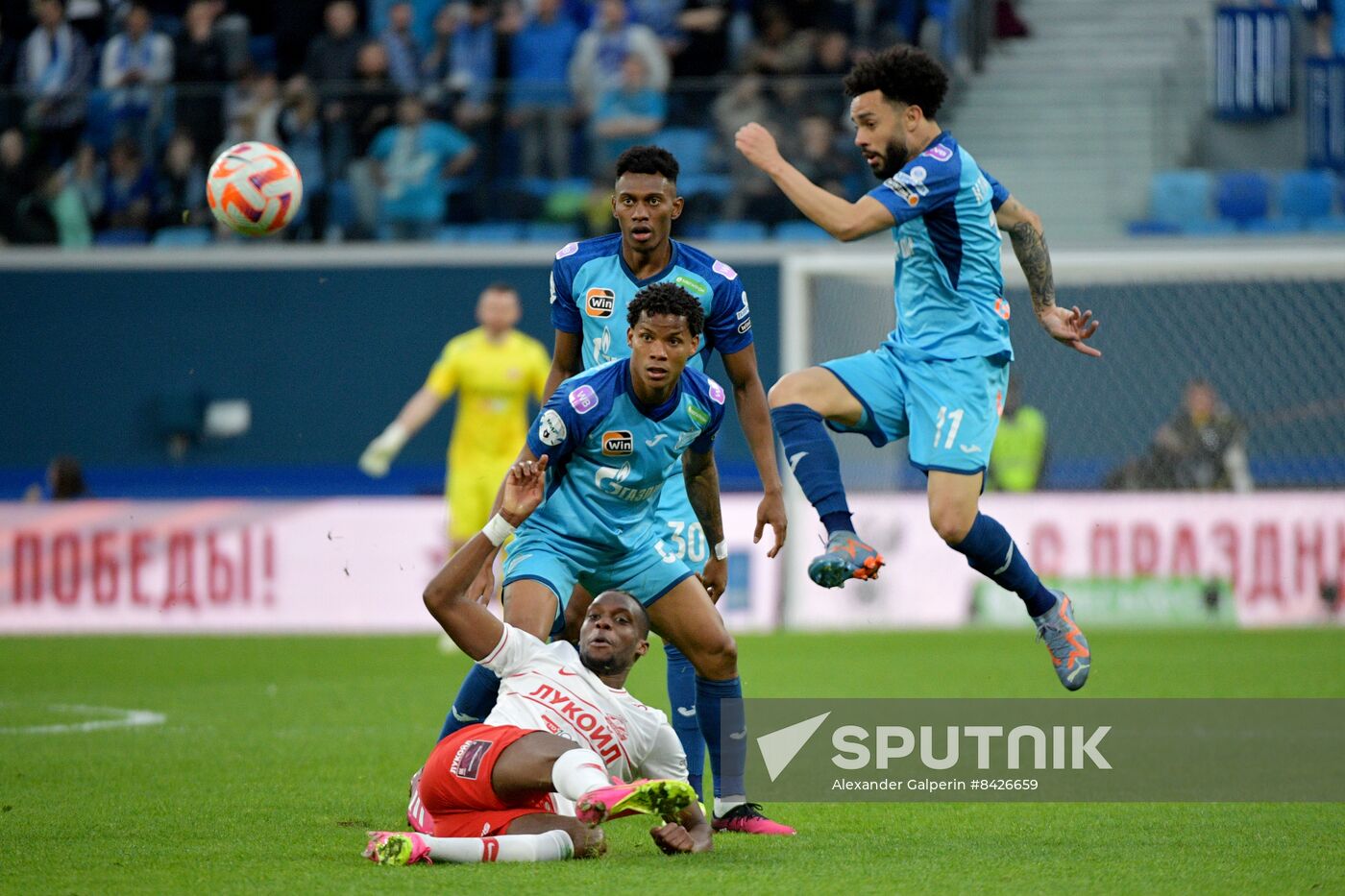 Russia Soccer Premier-League Zenit - Spartak