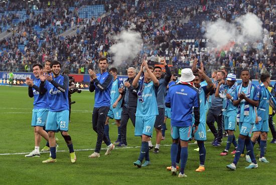 Russia Soccer Premier-League Zenit - Spartak