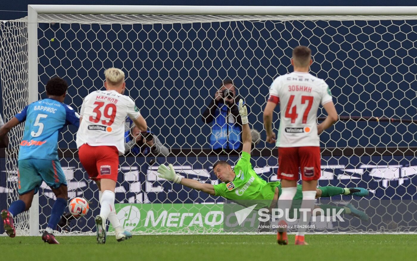 Russia Soccer Premier-League Zenit - Spartak