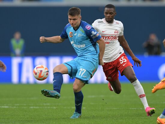 Russia Soccer Premier-League Zenit - Spartak