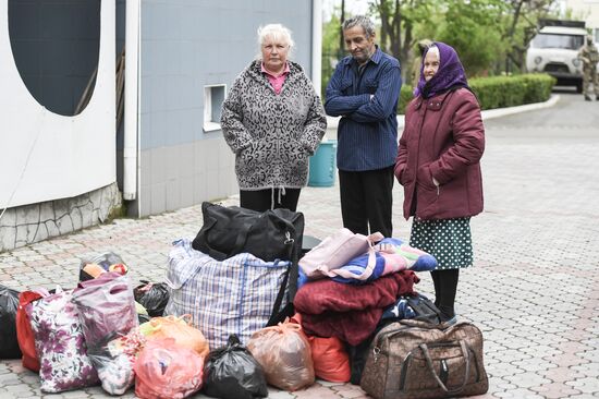 Russia Ukraine Military Operation Evacuees
