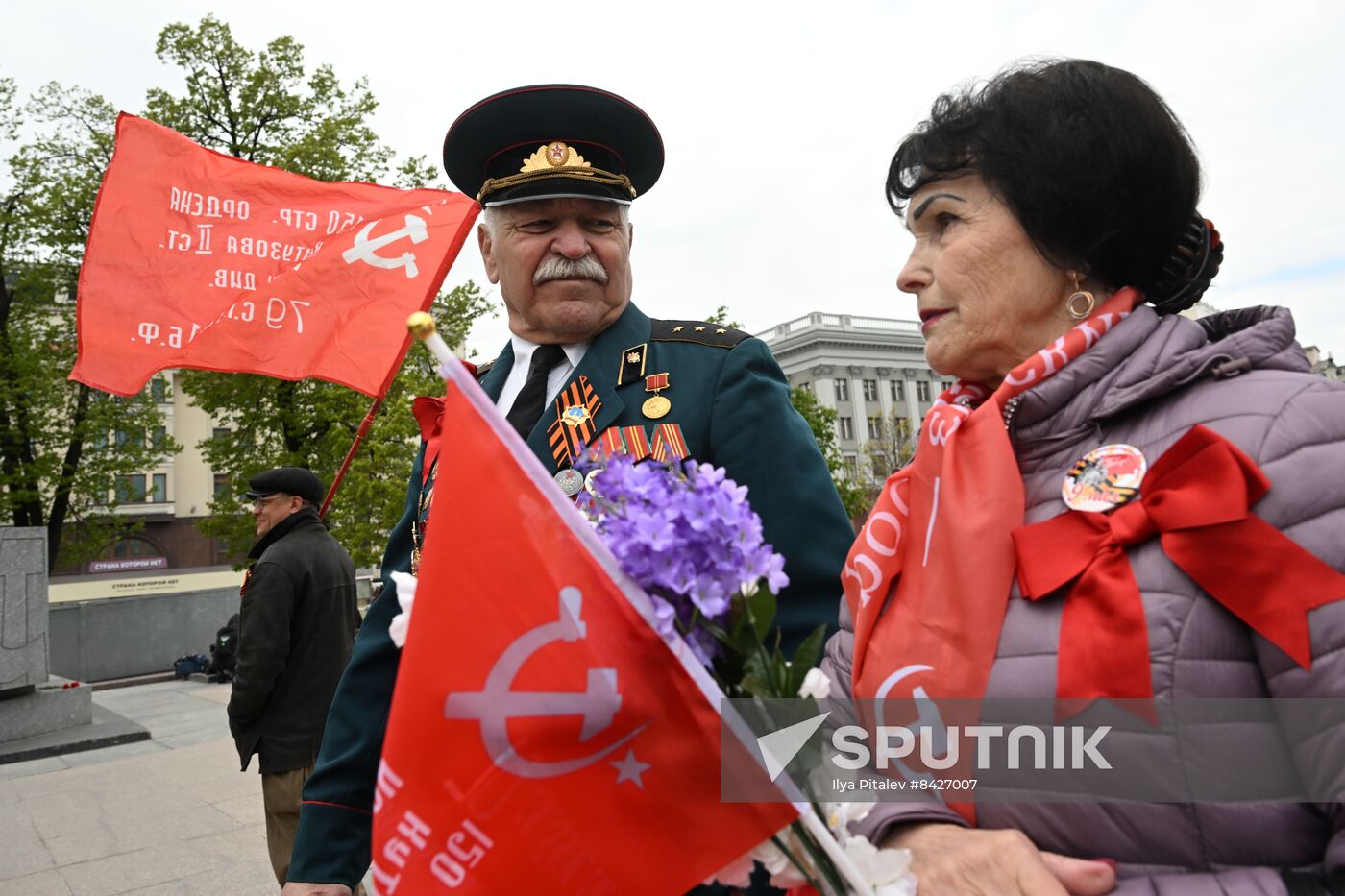Russia WWII Wreath Laying