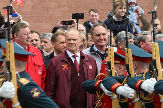 Russia WWII Wreath Laying