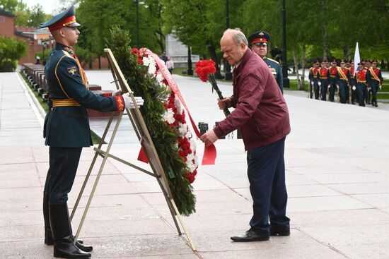 Russia WWII Wreath Laying