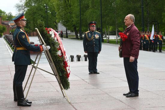 Russia WWII Wreath Laying