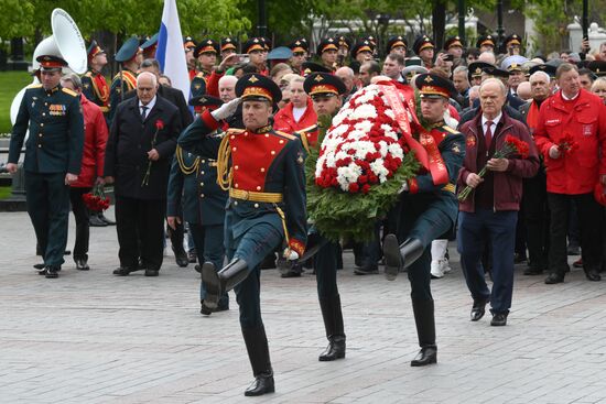 Russia WWII Wreath Laying