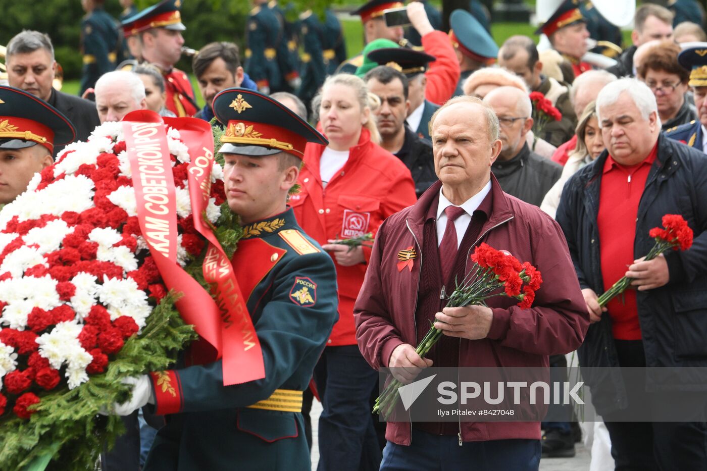 Russia WWII Wreath Laying