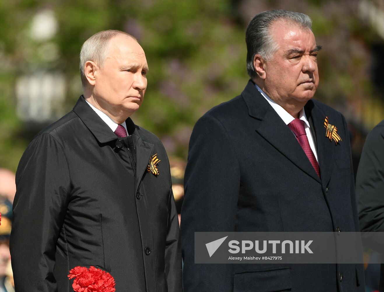 Russia Putin WWII Victory Day Wreath Laying