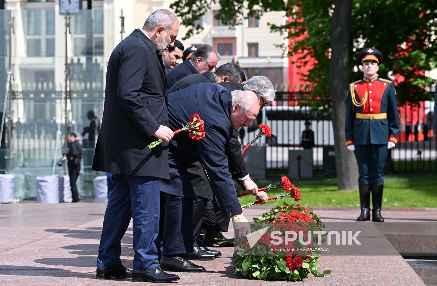 Russia Putin WWII Victory Day Wreath Laying