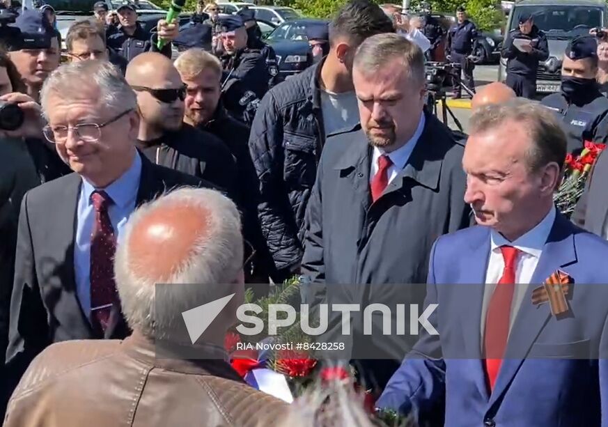 Poland Russia WWII Victory Day Memorial