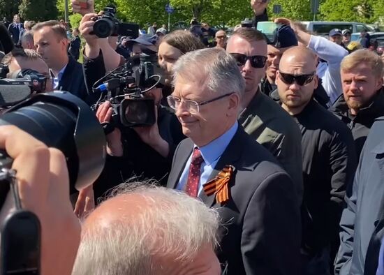 Poland Russia WWII Victory Day Memorial