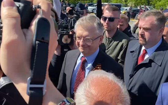 Poland Russia WWII Victory Day Memorial