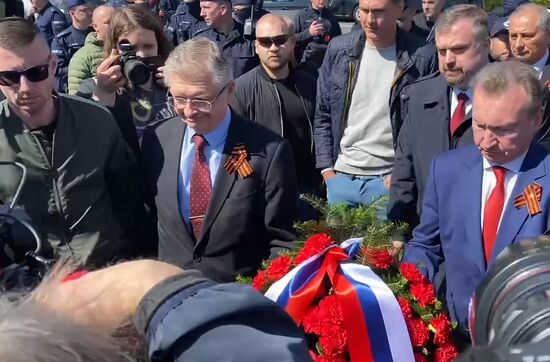 Poland Russia WWII Victory Day Memorial