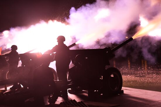 Russia WWII Victory Day Fireworks