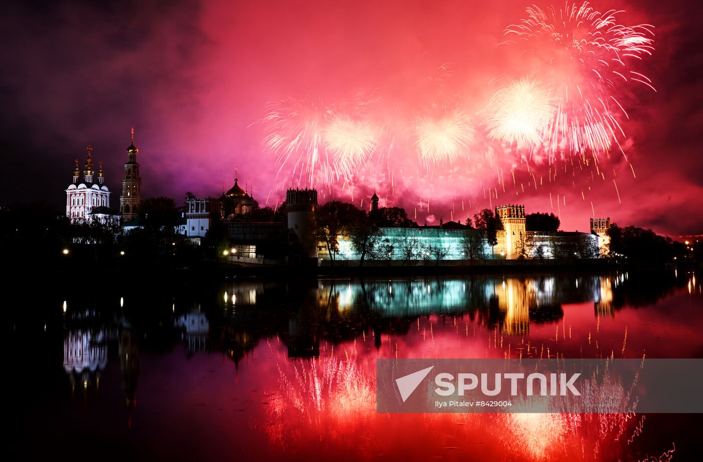 Russia WWII Victory Day Fireworks