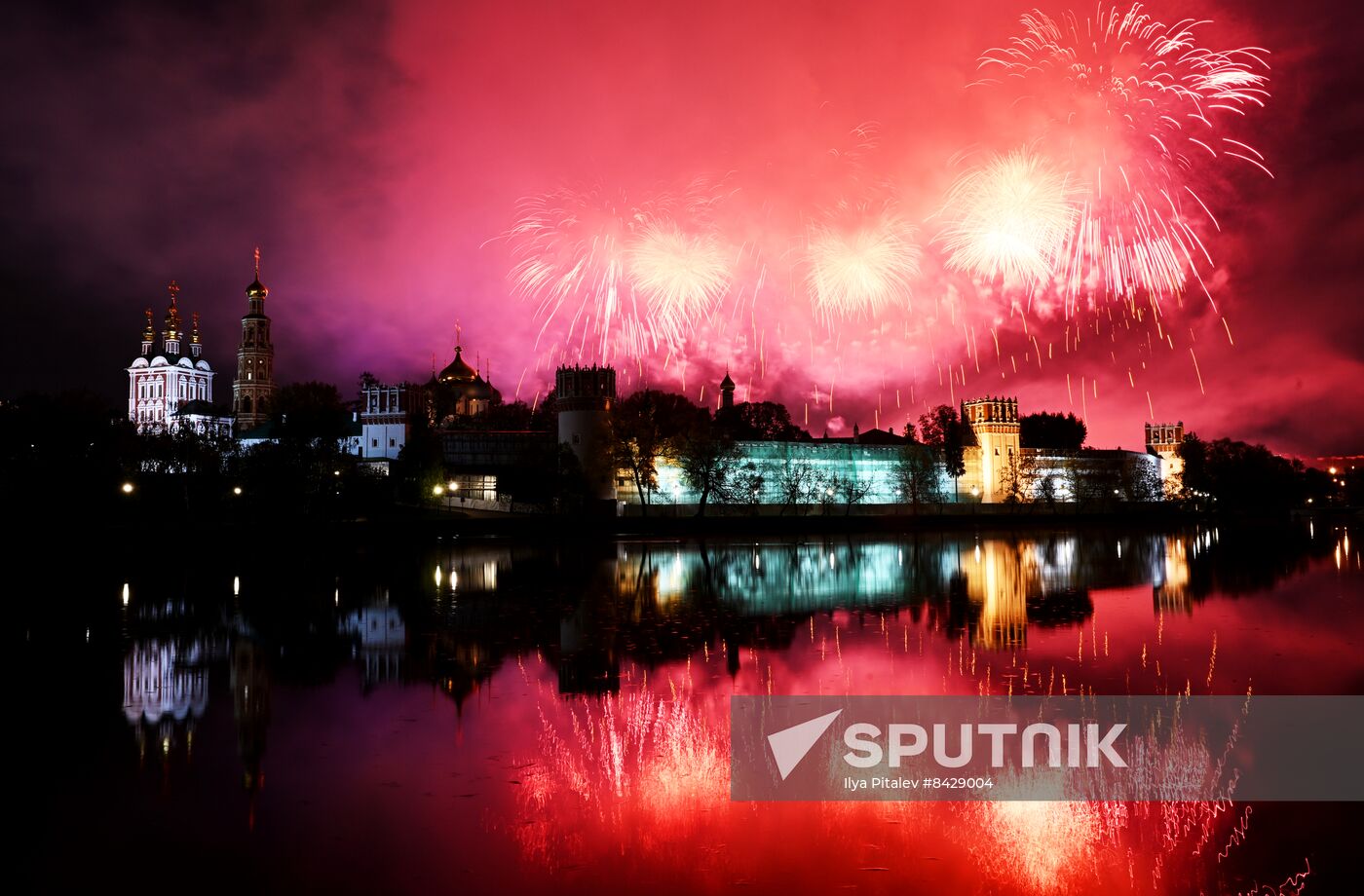 Russia WWII Victory Day Fireworks