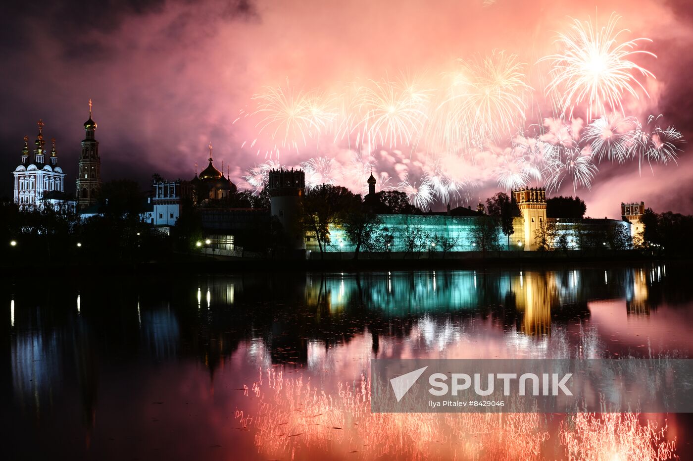 Russia WWII Victory Day Fireworks