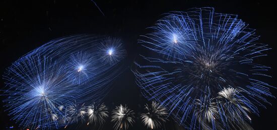 Russia WWII Victory Day Fireworks
