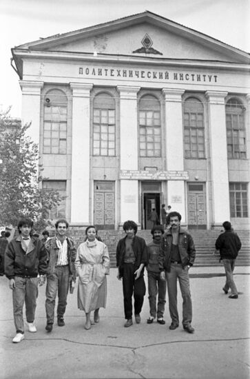 Afghan students of Frunze Polytechnical Institute